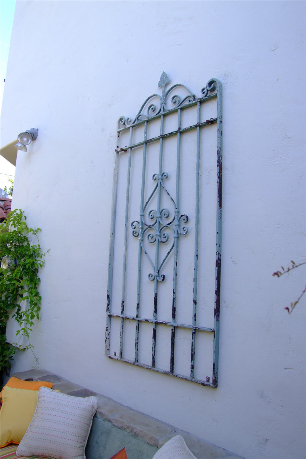 Metal Gate on Wall